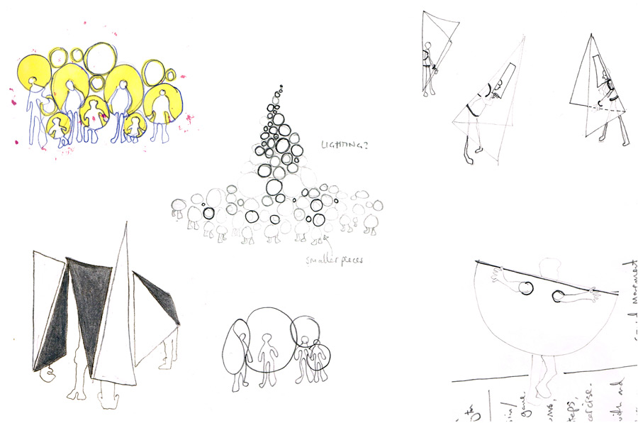 early people pavillion sketches